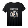 Ich habe zwei Titel Bonus Papa und Opa rocke sie beide T-Shirt - Lustiges Weihnachtsgeschenk für Stepdad & Opa