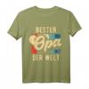 Bester Opa der Welt Retro Geschenk für den besten Opi T-Shirt – Lustiges & stolzes Opas T-Shirt für Vatertag, Geburtstag & Familienfest