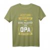 Erheben sie sich: Seine Majestät der Opa betritt den Raum - Lustiges T-Shirt für Großeltern, Eltern & Familienfeste
