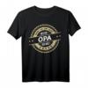 Lustiges Opa Geschenk: Bester Opa der Welt Shirt – Perfektes Geburtstags- und Weihnachtsgeschenk für stolze Opas