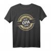 Lustiges Opa Geschenk: Bester Opa der Welt Shirt – Perfektes Geburtstags- und Weihnachtsgeschenk für stolze Opas