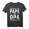 Lustiges Opa & Papa T-Shirt - Geschenkidee zum Vatertag & Geburtstag für den besten Großvater und Vater