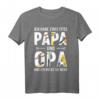 Lustiges Opa & Papa T-Shirt - Geschenkidee zum Vatertag & Geburtstag für den besten Großvater und Vater