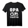 Herren Opa mit Traktor Geschenk des Enkel und der Enkelin - Spruch T-Shirt für Großvater, Ruhestand & Geburtstag