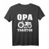 Herren Opa mit Traktor Geschenk des Enkel und der Enkelin - Spruch T-Shirt für Großvater, Ruhestand & Geburtstag