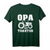 Herren Opa mit Traktor Geschenk des Enkel und der Enkelin - Spruch T-Shirt für Großvater, Ruhestand & Geburtstag