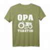 Herren Opa mit Traktor Geschenk des Enkel und der Enkelin - Spruch T-Shirt für Großvater, Ruhestand & Geburtstag