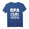 Herren Opa mit Traktor Geschenk des Enkel und der Enkelin - Spruch T-Shirt für Großvater, Ruhestand & Geburtstag