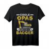Herren Bagger Opa Baugeräteführer T-Shirt – Lustiges Bauarbeiter Geschenk für Baggerfahrer, Opas und Väter zum Geburtstag & Vatertag