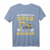 Herren Bagger Opa Baugeräteführer T-Shirt – Lustiges Bauarbeiter Geschenk für Baggerfahrer, Opas und Väter zum Geburtstag & Vatertag