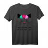 HapDog Katzen T-Shirt - Lustiges Katzenshirt mit 80% Baumwolle und 20% Katzenhaaren für Katzenliebhaber, Mütter, Väter, Oma & Opa