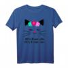 HapDog Katzen T-Shirt - Lustiges Katzenshirt mit 80% Baumwolle und 20% Katzenhaaren für Katzenliebhaber, Mütter, Väter, Oma & Opa
