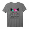 HapDog Katzen T-Shirt - Lustiges Katzenshirt mit 80% Baumwolle und 20% Katzenhaaren für Katzenliebhaber, Mütter, Väter, Oma & Opa