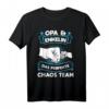 Opa & Enkelin das perfekte Chaos Team T-Shirt – Lustiges Geschenk für Großvater und Enkeltochter Liebhaber