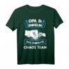 Opa & Enkelin das perfekte Chaos Team T-Shirt – Lustiges Geschenk für Großvater und Enkeltochter Liebhaber