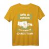 Opa & Enkelin das perfekte Chaos Team T-Shirt – Lustiges Geschenk für Großvater und Enkeltochter Liebhaber