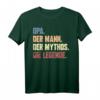 Opa Der Mann Der Mythos Die Legende Vatertags Shirt - Lustiges Geschenk für Großväter zu Geburtstag, Weihnachten & mehr