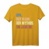 Opa Der Mann Der Mythos Die Legende Vatertags Shirt - Lustiges Geschenk für Großväter zu Geburtstag, Weihnachten & mehr