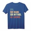 Opa Der Mann Der Mythos Die Legende Vatertags Shirt - Lustiges Geschenk für Großväter zu Geburtstag, Weihnachten & mehr