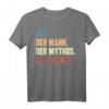 Opa Der Mann Der Mythos Die Legende Vatertags Shirt - Lustiges Geschenk für Großväter zu Geburtstag, Weihnachten & mehr