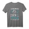 Ich Habe Zwei Titel Papa Und Opa Vintage T-Shirt - Lustiges Vatertagsgeschenk für Großväter, Väter & frischgebackene Eltern