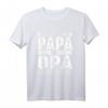 Herren Papa und Opa T-Shirt – Doppelte Titel für Großvater zum Vatertag & Familienfest
