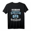 Niemand ist perfekt, aber als Opa verdammt nah dran - Lustiges Spruch T-Shirt für Großväter zum Vatertag & Geschenk für Enkel
