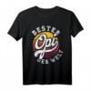 Bester Opi Der Welt Vintage Lustiges Spruch Großvater T-Shirt - Geschenkidee für Vatertag, Geburtstag & Papatag