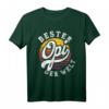 Bester Opi Der Welt Vintage Lustiges Spruch Großvater T-Shirt - Geschenkidee für Vatertag, Geburtstag & Papatag