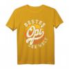 Bester Opi Der Welt Vintage Lustiges Spruch Großvater T-Shirt - Geschenkidee für Vatertag, Geburtstag & Papatag