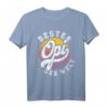 Bester Opi Der Welt Vintage Lustiges Spruch Großvater T-Shirt - Geschenkidee für Vatertag, Geburtstag & Papatag