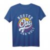 Bester Opi Der Welt Vintage Lustiges Spruch Großvater T-Shirt - Geschenkidee für Vatertag, Geburtstag & Papatag