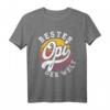 Bester Opi Der Welt Vintage Lustiges Spruch Großvater T-Shirt - Geschenkidee für Vatertag, Geburtstag & Papatag