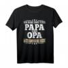 Ich Habe Zwei Titel Papa Und Opa Vater Großvater Vatertag T-Shirt - Lustiges Geschenk für Männer mit Humor