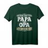 Ich Habe Zwei Titel Papa Und Opa Vater Großvater Vatertag T-Shirt - Lustiges Geschenk für Männer mit Humor