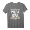 Ich Habe Zwei Titel Papa Und Opa Vater Großvater Vatertag T-Shirt - Lustiges Geschenk für Männer mit Humor