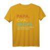 Papa Opa Uropa Retro Vatertag T-Shirt - Klassisches Vintage Shirt für den besten Papa aller Zeiten