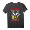 Lustiges Opa Metzger T-Shirt mit Spruch - Humorvolles Geschenk für den Metzger-Opa