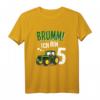 Kinder Geburtstagsshirt 5 Jahre Traktor - Cooles Geburtstagsgeschenk für Jungen und Mädchen, perfekt für die Feier oder den Kindergarten