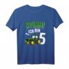 Kinder Geburtstagsshirt 5 Jahre Traktor - Cooles Geburtstagsgeschenk für Jungen und Mädchen, perfekt für die Feier oder den Kindergarten