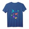 Lustiges Origami Vögel Falten Kirigami Papier Kranich Vogel T-Shirt – Perfektes Geschenk zu Weihnachten, Geburtstag und Feiertagen für Bastel- und Origami-Liebhaber