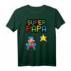 Stern Super Papa T-Shirt – Lustiges Geschenk für Vatertag, Geburtstag & Weihnachten für coole Väter