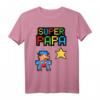 Stern Super Papa T-Shirt – Lustiges Geschenk für Vatertag, Geburtstag & Weihnachten für coole Väter