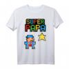 Stern Super Papa T-Shirt – Lustiges Geschenk für Vatertag, Geburtstag & Weihnachten für coole Väter