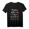 Kinder Mama willst du Papa heiraten Willst du meinen Papa heiraten - Romantisches Heiratsantrag T-Shirt für Verlobung & Valentinstag