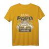 Papa von 3 Töchtern T-Shirt - Lustiger Vater Tochter Spruch, Cooles Design für Vatertag & Geburtstag