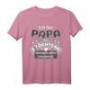 Papa von 3 Töchtern T-Shirt - Lustiger Vater Tochter Spruch, Cooles Design für Vatertag & Geburtstag