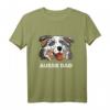 Herren Blue Merle Dad Australischer Schäferhund Papa T-Shirt – Lustiges Aussie Hundegeschenk für Blue Merle & Red Merle Besitzer
