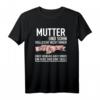 Mutter und Sohn Partnerlook T-Shirt - Lustiges Weihnachtsgeschenk für Familie, klassisch geschnitten, doppelt genähter Saum