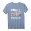 Mutter und Sohn Partnerlook T-Shirt - Lustiges Weihnachtsgeschenk für Familie, klassisch geschnitten, doppelt genähter Saum